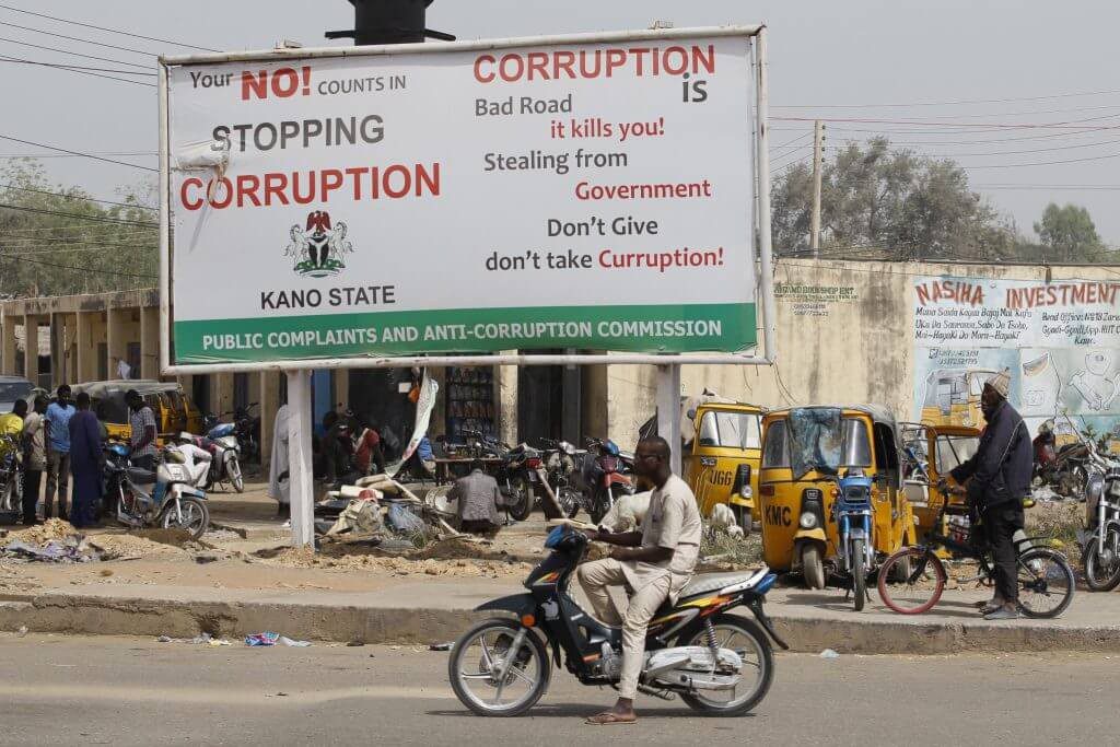 a speech on corruption in nigeria