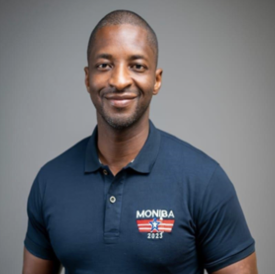 Clarence Moniba,  candidat du Liberian National Union (LINU)