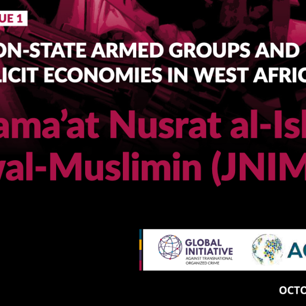 Non-State armed group and illicit economies in West Africa: Jama’at Nusrat al-Islam wal-Muslimin (JNIM), Global Initiative Against Transnational Organized Crime and ACLED, October 2023